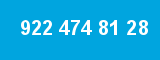 922 474 81 28 922 474 81 28